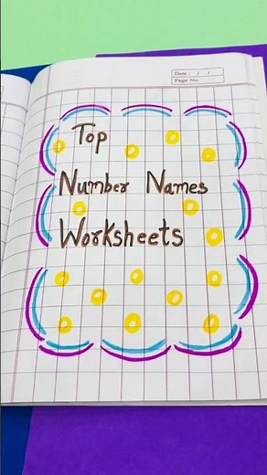 Top Number Names Worksheet for Kids | Learn Number Names 1–10
