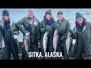 Catching King salmon in Sitka, Alaska with Cascade Creek Lodge