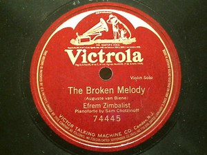 Efrem Zimbalist - The Broken Melody