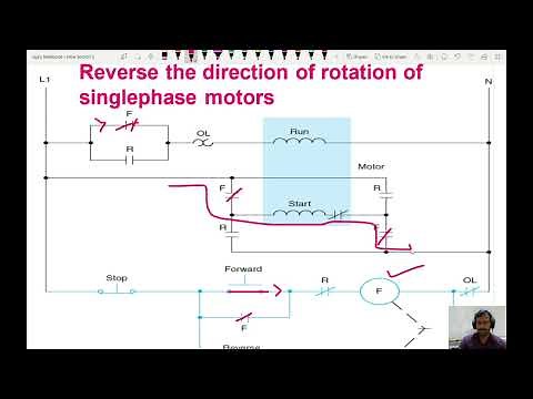Forward–Reverse control for a single-phase, split-phase motor