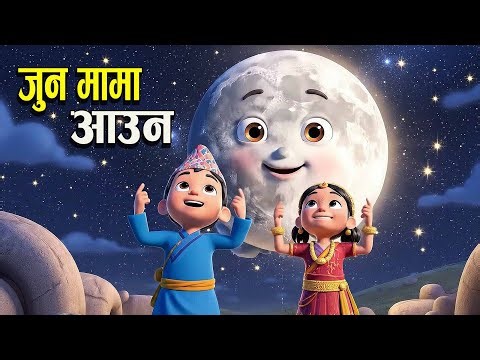 Juna Mama Aauna || जुन मामा अाउन || Nepali Rhymes for Kids || बाल गीत || Kids song