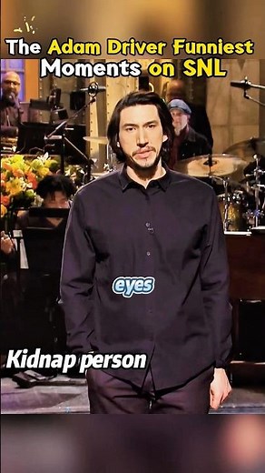 The Adam Driver funniest moments on SNL😂 #celebrity #adamdriver #shorts