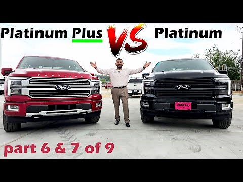 Luxury Showdown: 2024 Ford F150 Platinum Plus vs. Platinum Trim Comparison