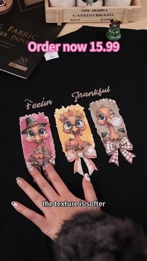 With this transfer paper, any color fabric, any cotton clothes, you can DIY on it 🍂