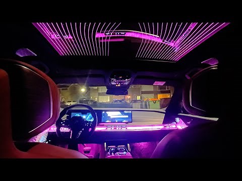 2023 BMW 7 Series i7 with HOME THEATRE is AMAZING during NIGHT!