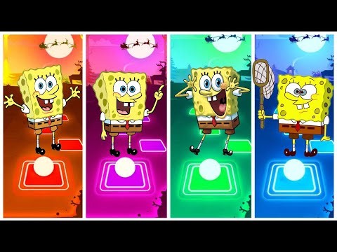 Sandy Cheeks Exe 🆚 Plankton Exe 🆚 Spongebob Exe 🆚 Spongebob 🎶 Tiles Hop