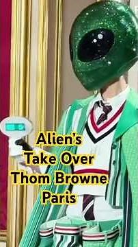 Thom Brown Alien Theme Fashion Show Paris
