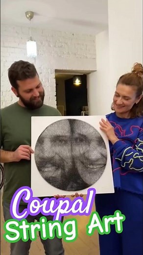 Couple String Art Portrait/String Art Couple Making/String Art Portrait Making/String Art By Me#art