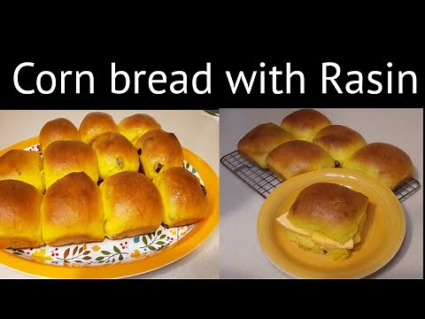 Corn bread With Raisin (yeast Version) #toyasKitchen#RaisinBread#Quick#simple#easy#JamaicanStlye