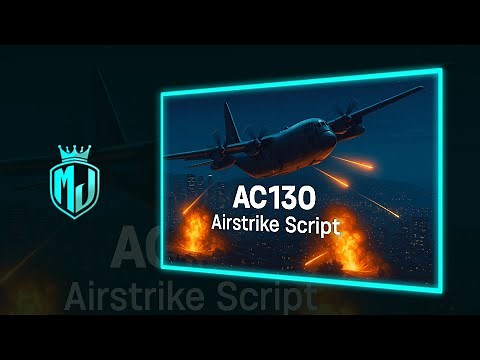 [FREE] 💣 AC130 Airstrike Bomber Script | ESX & QBCore | MJ DEVELOPMENT
