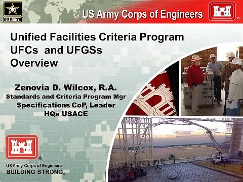 Unified Facilities Criteria Program-UFCs and UFGSs Overview