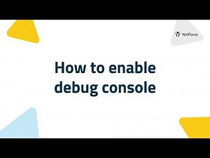 YetiForce CRM | How to enable debug console - Tutorial for devs
