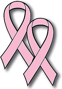 Magnet Me Up: Support Breast Cancer Awareness Pink Ribbon Magnet Decal - 2 Pack, 3.5x7 Inches, Heavy-Duty Automotive Magnets for Car, Truck, SUV - Raise Awareness and Show Support with This Magnet