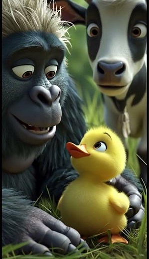 Pablo Penguin saves a Duckling