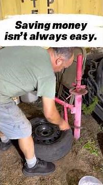 Manual Tire Changer Saves Me💰💰