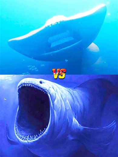 🔥👹el gran maja vs bloop-megalodon-mosasaurus-worm-basking shark #shorts #viral #music #monster #the