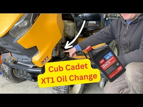 Cub Cadet XT1 Oil Change