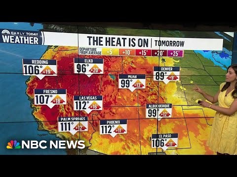 Hottest days so far this year forceast for south and west