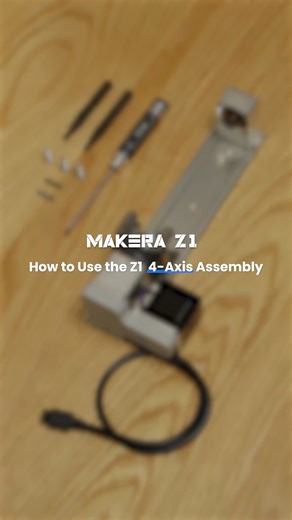 Makera on Instagram: "How to use the Z1 4-Axis Assembly？Watch this and you are prepared to go! Any tips you want to know about how to use the Makera Z1？Leave a comment below👂🏻 #Kickstarter #MakeraZ1 #Innovation #MakerCommunity #EarlyBird #LaunchParty #TechLaunch #makera #makeraz1 #diy #cncmachining #cnc #CNCmachining"