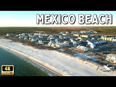 Mexico Beach Florida Aerial View