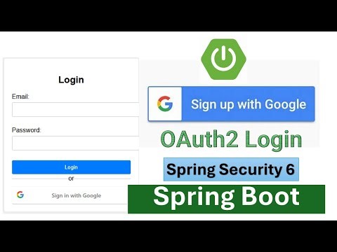 Spring Boot Security Oauth2 | Sign in With Google | Spring boot Project