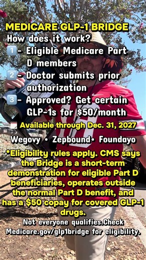 What you need to know about the Medicare GLP-1 Bridge program!