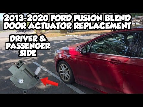Ford Fusion Blend Door Actuator Replacement on Driver & Passenger Side - How to Replace Blend Door