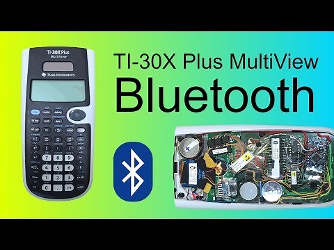 TI-30X Plus MultiView Calculator Automation Controller BLUETOOTH
