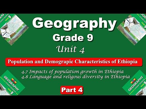 Grade 9 geography unit 4 part 4 || Impacts of population growth in Ethiopia