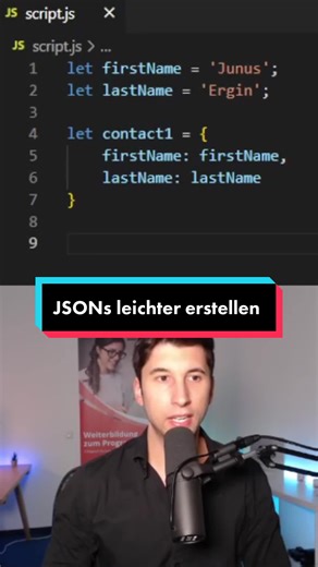 JSONs leichter erstellen #tutorial #jsons #code