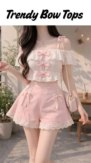 Trendy Bow Top Ideas 🎀 | Cute Bow Knot Tops Outfit | Stylish Bow Tops for Girls | Viral Fashion