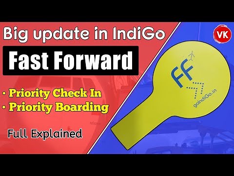 Big update in IndiGo | Fast Forward |Priority check in|boarding| How to purchase indigo fast Forward