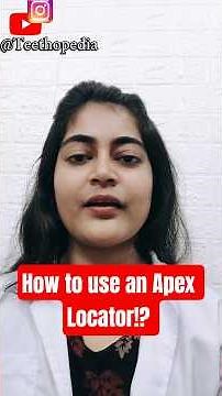 How to use an Apex Locator!? Beginners Friendly#dental#teethopedia#teeth#dental#short#fyp#woodpecker