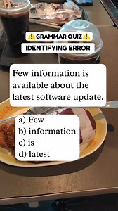 2K views · 29 reactions | Grammar Quiz | Identifying error 樂 #285 #viralreelsfbpage2024 #englishquiz #civilserviceexam #ENGLISHPHILIPPINES #fypシ゚ #englishquestion #englishword | 횀횞횒횣횖횊횗.횙횑 ퟸ.ퟶ | Facebook