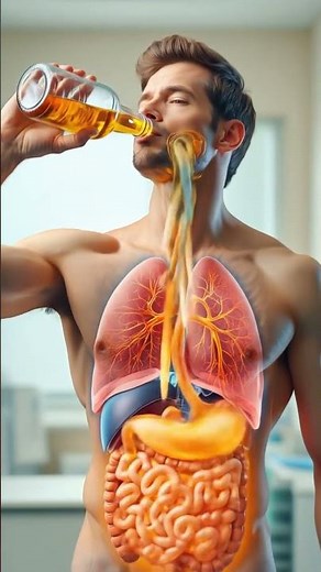 What Happens When You Drink Alcohol | 3D Digestive System Animation