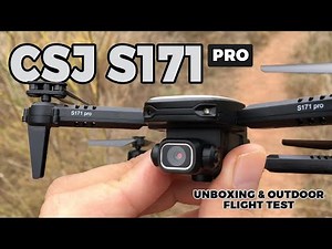 CSJ S171 PRO MINI DRONE - UNBOXING & FLIGHT TEST