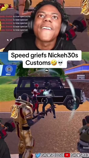 Speed Griefing Nick Eh 30's Fortnite Customs