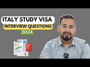 HOW TO ANSWER ITALY STUDY VISA INTERVIEW QUESTIONS | 95% VISA