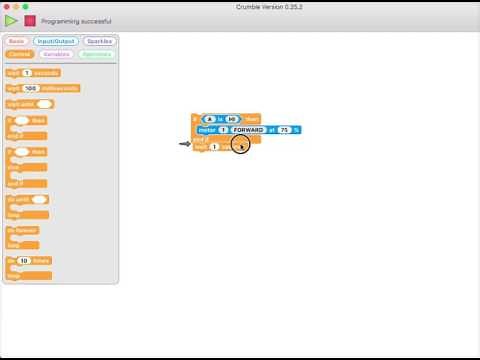 Crumble Coding - Using the Switch