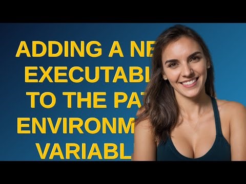 Apple: Adding a new executable to the PATH environment variable?