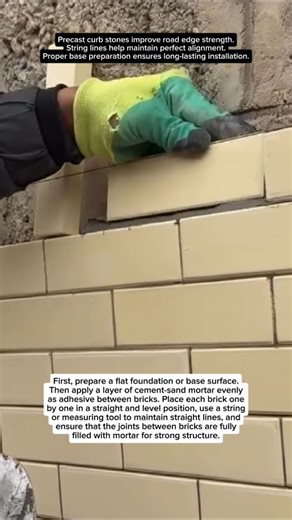 How to Install Bricks Correctly – The Secret to a Strong and Neat Structure!