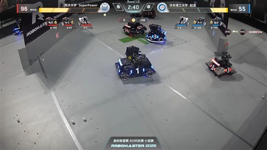 上海站 第3场 同济大学 SuperPower战队 vs 华东理工大学 起源战队 | RoboMaster 2025 高校联盟赛