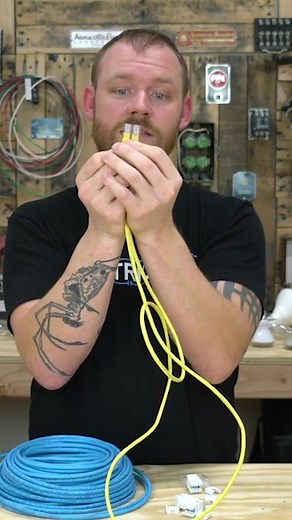 Terminating/Testing Network Cables - CAT 3, CAT5, CAT6, CAT 7, CAT 8! ⚡️ #electrician #electricianapprentice #electriciansjob #electriclove #handyman