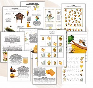 Bees & Beekeeping Study Unit: Life Cycle, Anatomy (instant Download) - Etsy Canada