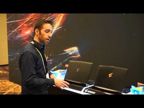Gigabyte AORUS gaming laptops @ CES 2016