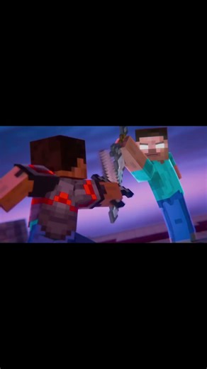 Steav VS Herobrine Fight 👿