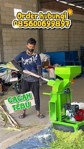 BOOST LIVESTOCK APPETITE!! Shred Sugarcane with the CM2000 Multipurpose Shredder 4-Blade