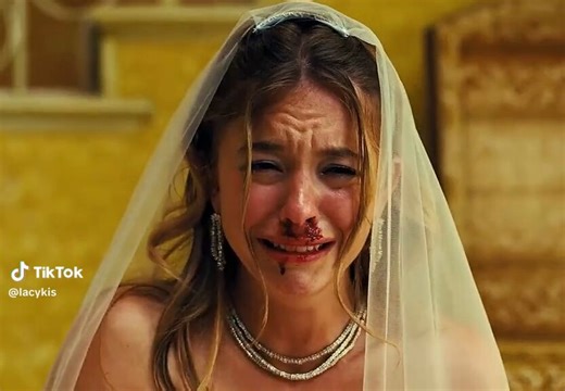 She’s isn’t crying because he’s getting hurt btw, she’s crying because her wedding night/wedding dream is ruined and they’re not as rich as she thought.