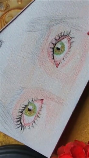 🔹 #animeaesthetic Hurting Eyes Drawing 💔👁️ | Emotional Eye Art Sketch
