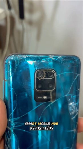 Redmi note 9 pro Max door damege Main camera glass& mobile skin 🔥 #mostviral #mobileskin #chittoor